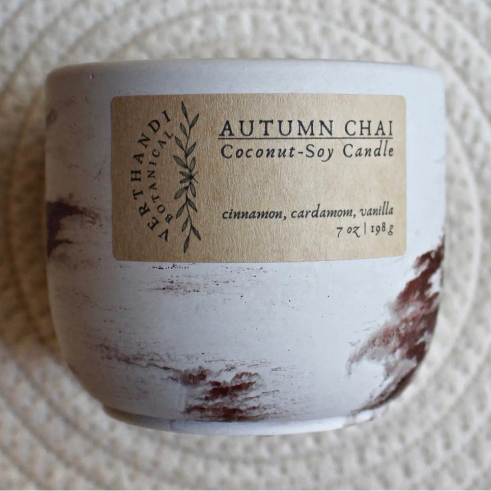 Autumn Chai Luxury Candle by Verthandi Botanical